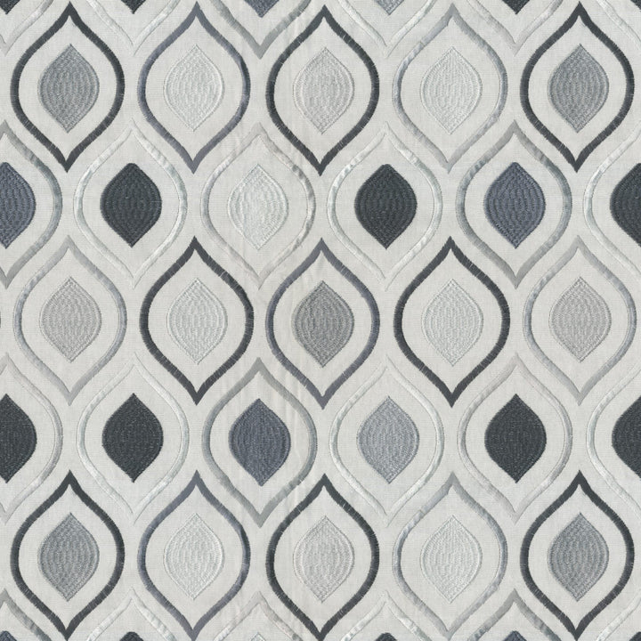 EMULATE 96J8591 by JF Fabric Midnight Waters 65% Cotton, 27% Viscose, 8% Polyester India Horizontal: 16.375 and Vertical: 15.5 54 - Fabric Carolina -