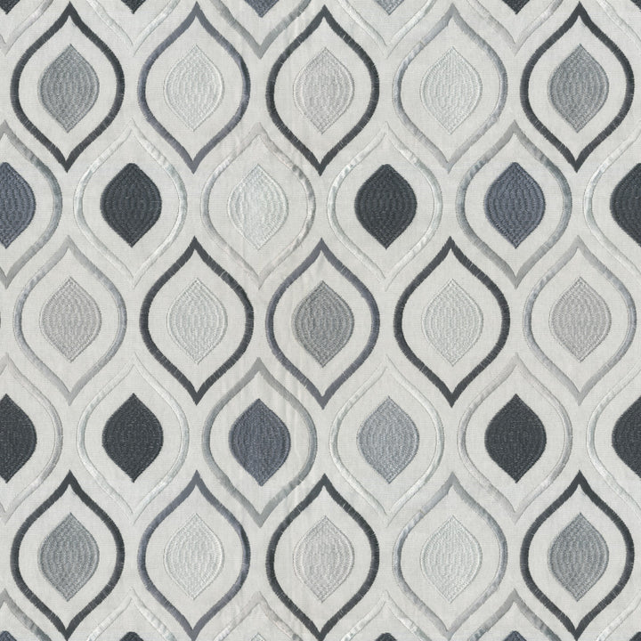 Emulate 96J8591 by JF Fabric Midnight Waters 65% Cotton, 27% Viscose, 8% Polyester India Horizontal: 16.375 and Vertical: 15.5 54 - Fabric Carolina -