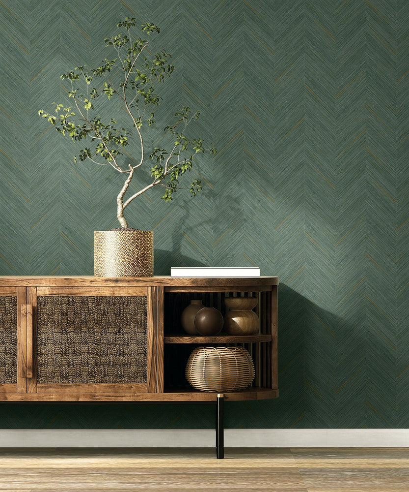 Strand Emerald EN40304 by Seabrook Designs Designer Wallpaper