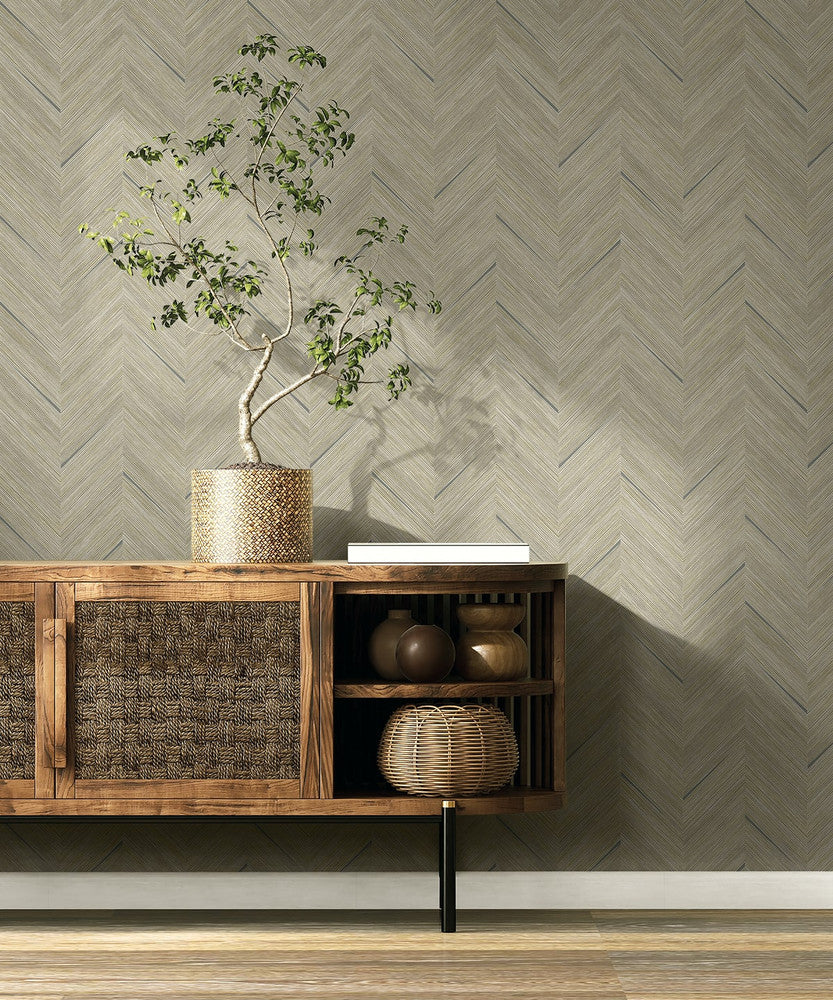 Strand Almond EN40307 by Seabrook Designs Designer Wallpaper