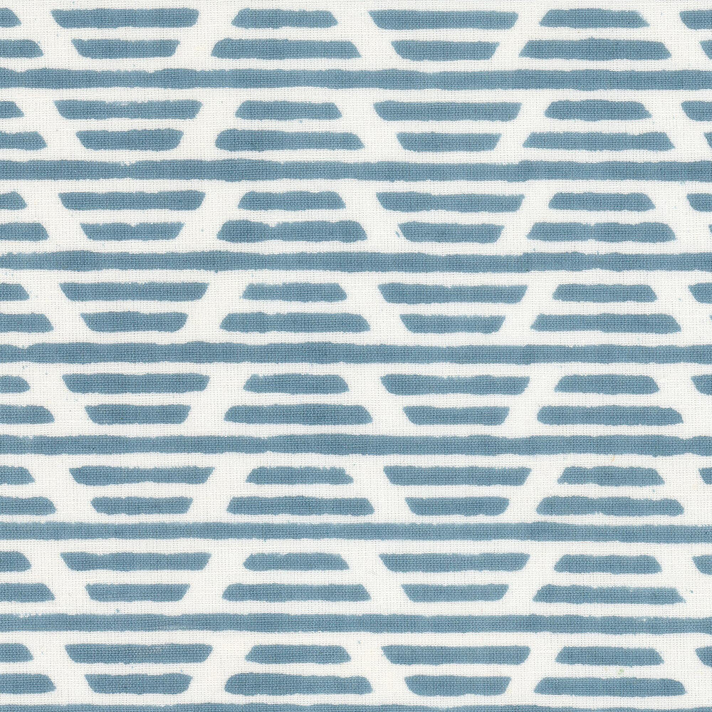Enrika 5 Denim by Aoc Designer Fabric THE ART OF COLOR WELL KEPT SECRET 54%LIN 46%COT INDIA Horizontal: 3.125 and Vertical: 1.000 54 in - Swanky Fabrics -