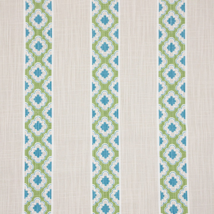 Entice 3 Aqua by Aoc Fabric Aoc Fabric Entice 3 AquaFabric THE ART OF COLOR HERITAGE II 100%COT USA </p><p>Repeat: H: 5.375, V: 2.125 54 in - Fabric Carolina -