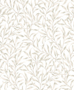 Willow Trail Prepasted Neutral by Seabrook Wallpaper