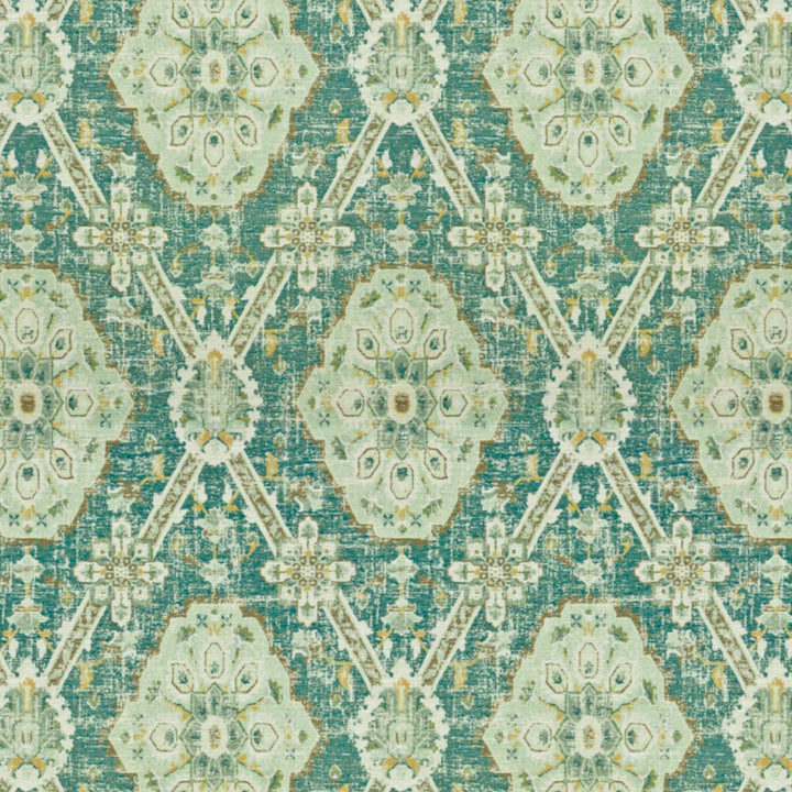 Ephesus 1 Lagoon by Stout Fabric RAINBOW LIBRARY SPA/TEAL 77%COT 23%POL CHINA FLAME RETARDANT-U.F.A.C. CLASS 1 CATB 117-2013 WYZENBEEK 19 000 DOUBLE RUB WEAR TEST (HEAVY DUTY) Horizontal: 13.5 and Vertical: 24 54 in - Fabric Carolina -
