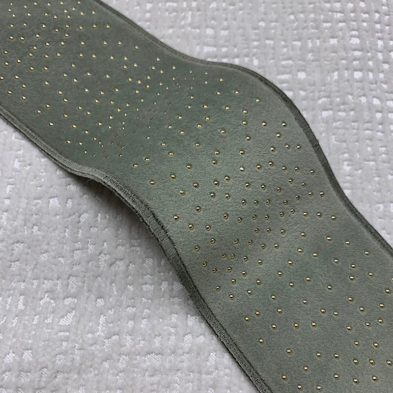 Estella Tape Lemongrass by Magnolia Trim - 82Poly/11Ray/7Met China Horizontal: and Vertical: 3.15 - Fabric Carolina -