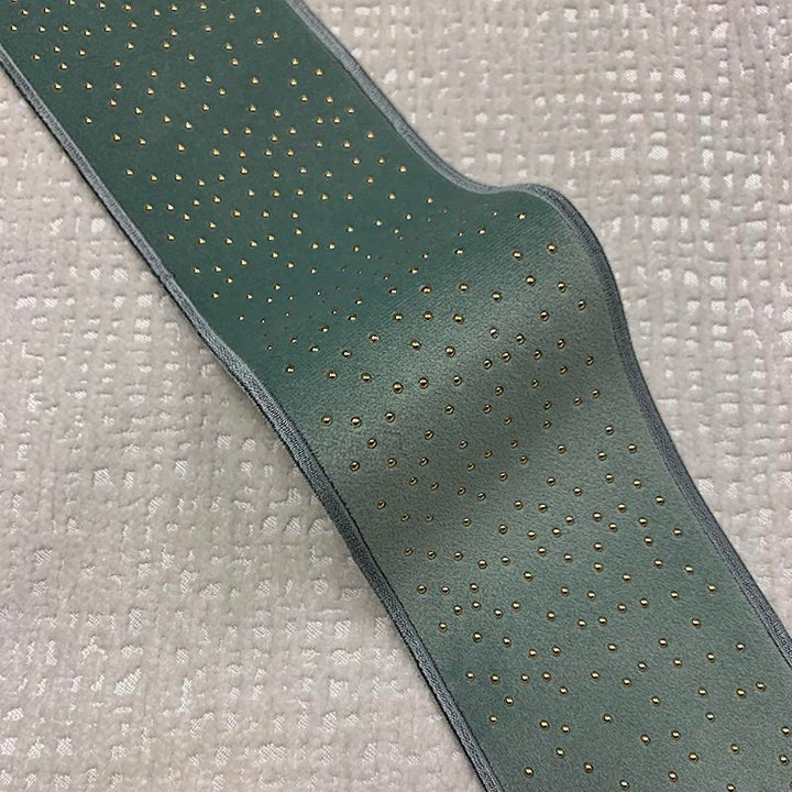 Estella Tape Seaglass by Magnolia Designer Trim - 82Poly/11Ray/7Met China Horizontal: and Vertical: 3.15 - Swanky Fabrics -