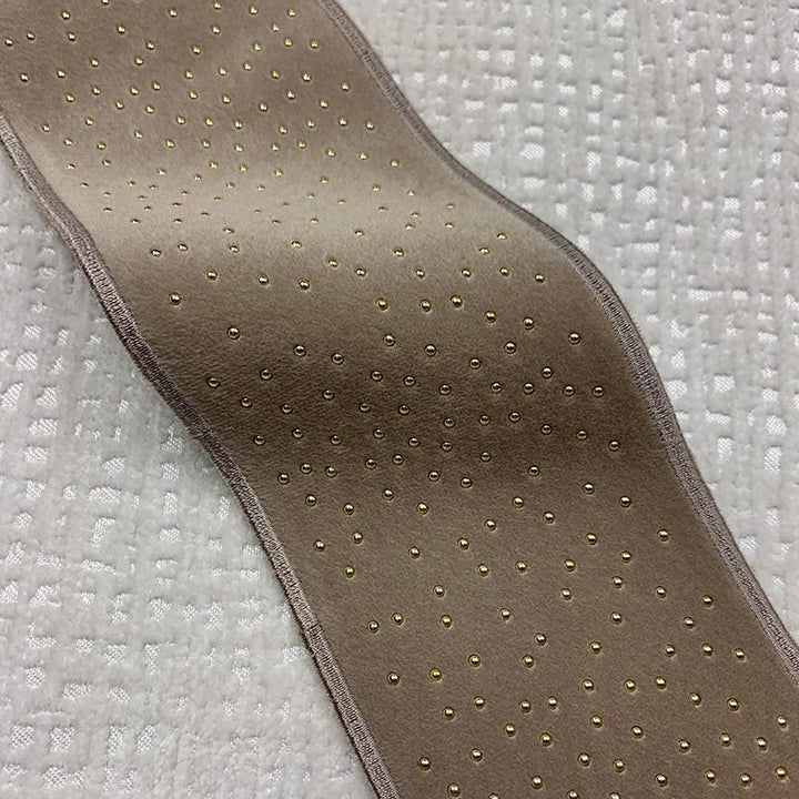 Estella Tape Woodsmoke by Magnolia Designer Trim - 82Poly/11Ray/7Met China Horizontal: and Vertical: 3.15 - Swanky Fabrics -
