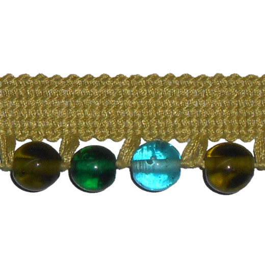 ET-1111/3 Seafoam by Europatex Fabric Beaded Cord 100% Glass China See Sample Horizontal: N/A and Vertical: N/A 0.38 inches  - Fabric Carolina -