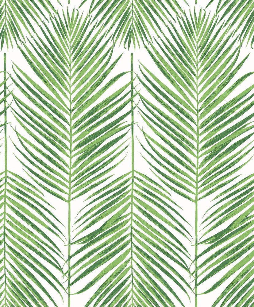Marina Palm Summer Fern by Seabrook Wallpaper Etten Studios Online Netherlands 57.5 25.2" 20.9" - Fabric Carolina -