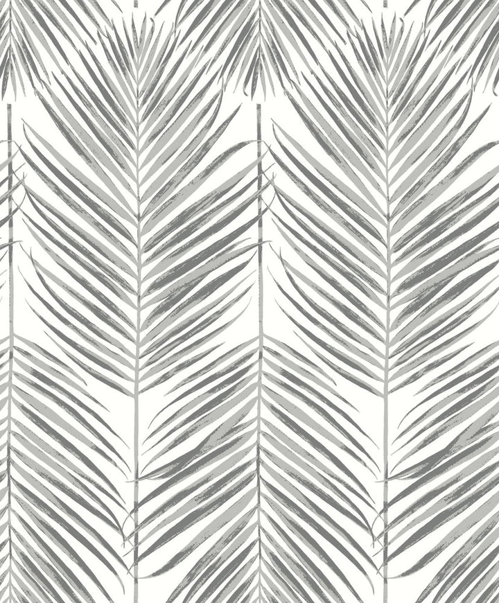 Marina Palm Daydream Grey by Seabrook Wallpaper Etten Studios Online Netherlands 57.5 25.2" 20.9" - Fabric Carolina -