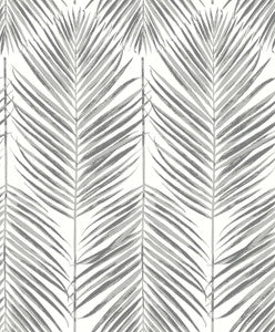 Marina Palm Daydream Grey by Seabrook Wallpaper