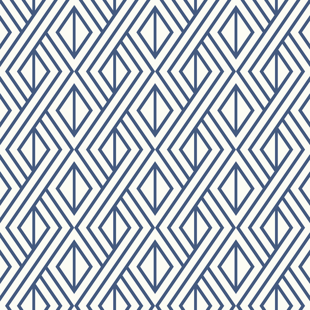 Diamond Weave Navy Blue by Seabrook Wallpaper Etten Studios Online Netherlands 57.5 5.04" 20.9" - Fabric Carolina -
