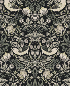 Fragaria Garden Blacksmith by Seabrook Wallpaper