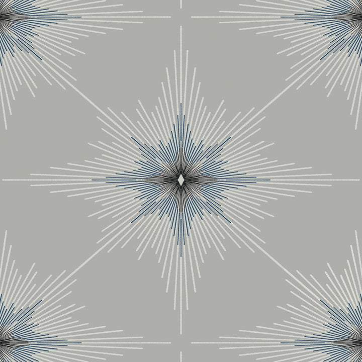 North Star Argos Grey by Seabrook Wallpaper Etten Studios Online Netherlands 57.5 18" 20.9" - Fabric Carolina -