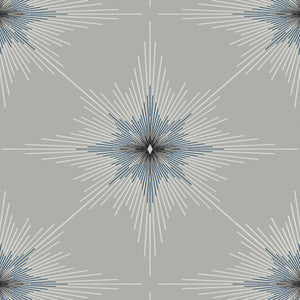 North Star Argos Grey by Seabrook Wallpaper