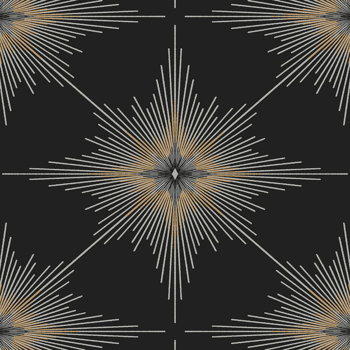 North Star Ebony by Seabrook Wallpaper Etten Studios Online Netherlands 57.5 18" 20.9" - Fabric Carolina -