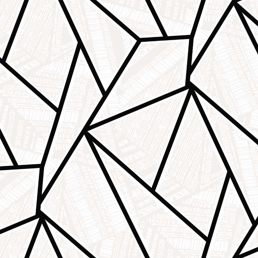 Metro Vector Ebony & Morning Fog by Seabrook Wallpaper Etten Studios Online Netherlands 57.5 18" 20.9" - Fabric Carolina -