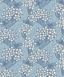 Floral Vine Sky Blue by Seabrook Wallpaper