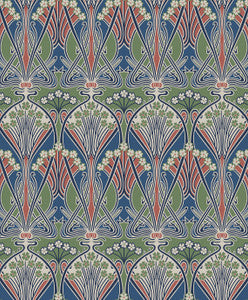 Dragonfly Damask Mauve & Sage by Seabrook Wallpaper