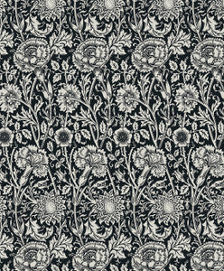 Tonal Floral Trail Ebony by Seabrook Wallpaper