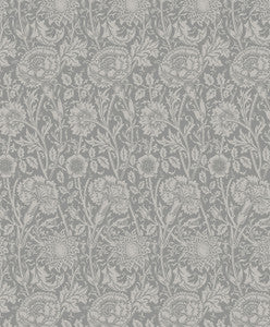 Tonal Floral Trail Argos Grey by Seabrook Wallpaper