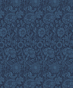 Tonal Floral Trail Marine Blue by Seabrook Wallpaper