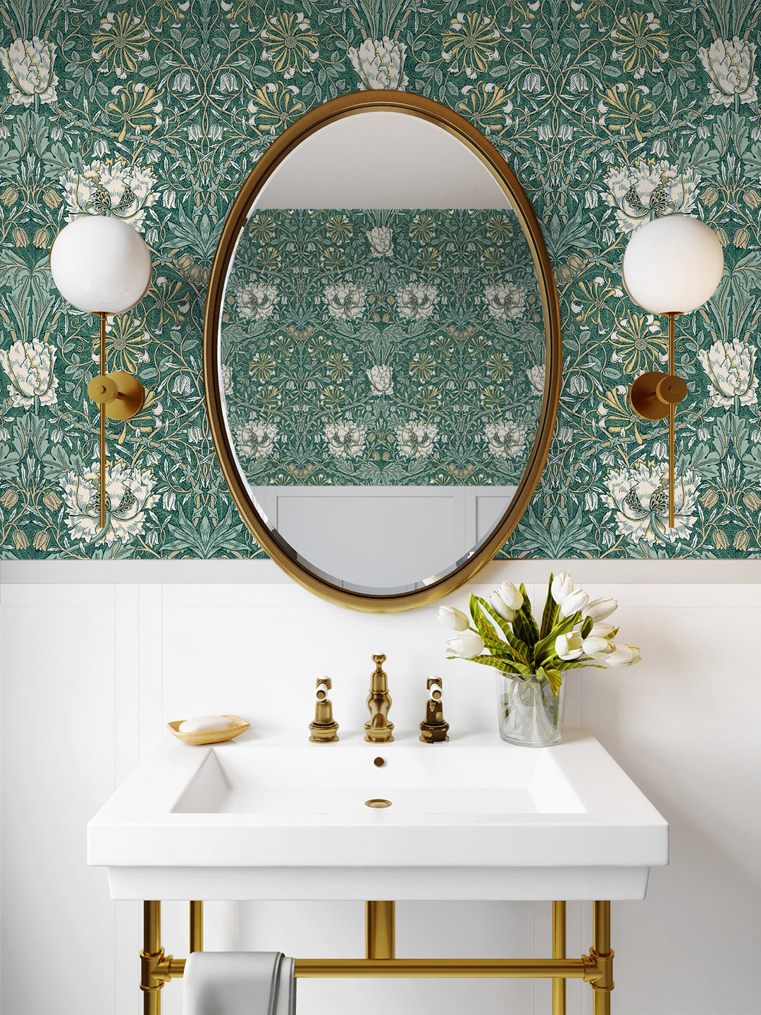 Ogee Flora Everglades & Buttercup ET12604 by Etten Studios Designer Wallpaper