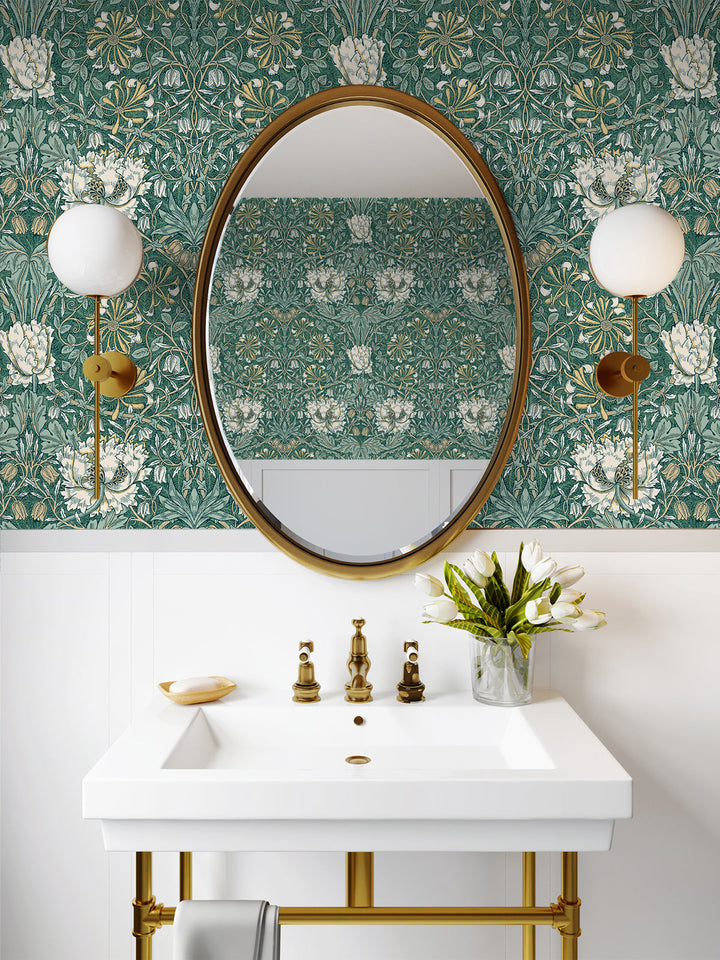 Ogee Flora Everglades & Buttercup ET12604 by Etten Studios Designer Wallpaper