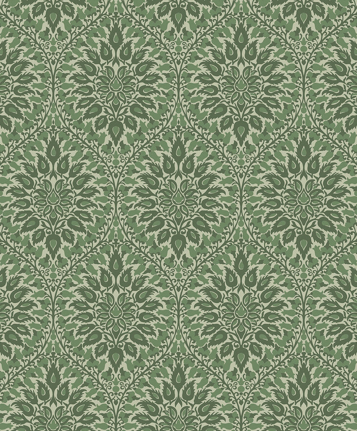 Luna Ogee Fern by Seabrook Wallpaper Legacy Prints Netherlands 57.5 12.6" 20.9" - Fabric Carolina -