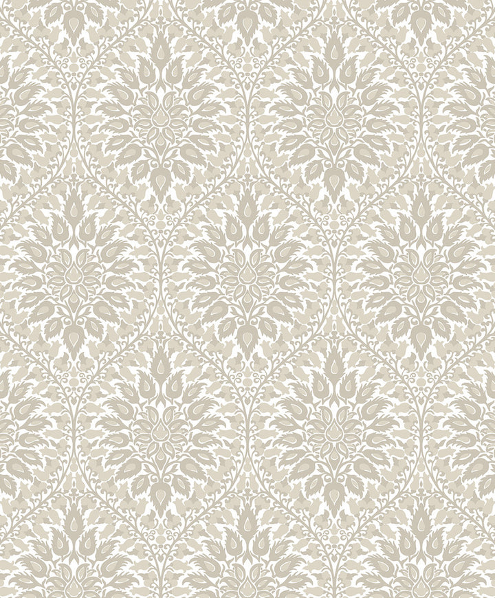 Luna Ogee Natural Cream by Seabrook Wallpaper Legacy Prints Netherlands 57.5 12.6" 20.9" - Fabric Carolina -