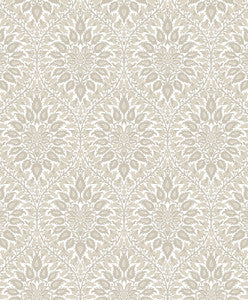 Luna Ogee Natural Cream by Seabrook Wallpaper