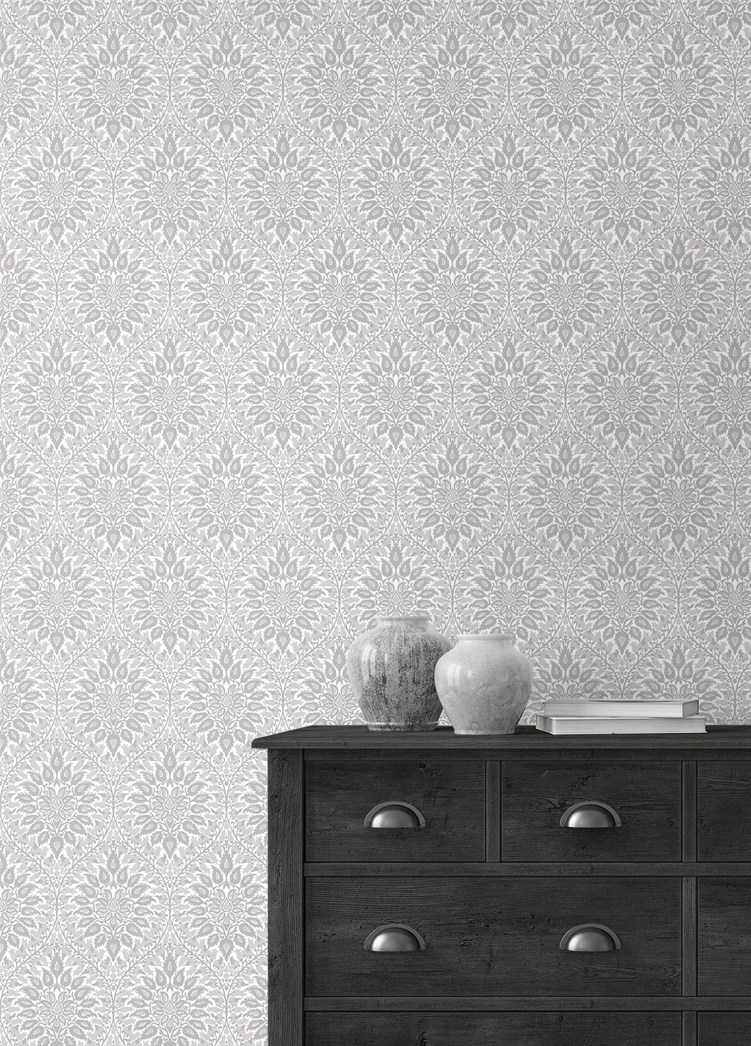 Luna Ogee Daydream Grey ET12908 by Etten Studios Designer Wallpaper