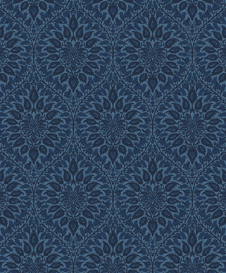 Luna Ogee Denim by Seabrook Wallpaper Legacy Prints Netherlands 57.5 12.6" 20.9" - Fabric Carolina -