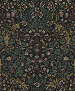 Victorian Floral Blacksmith & Cliffside by Seabrook Wallpaper