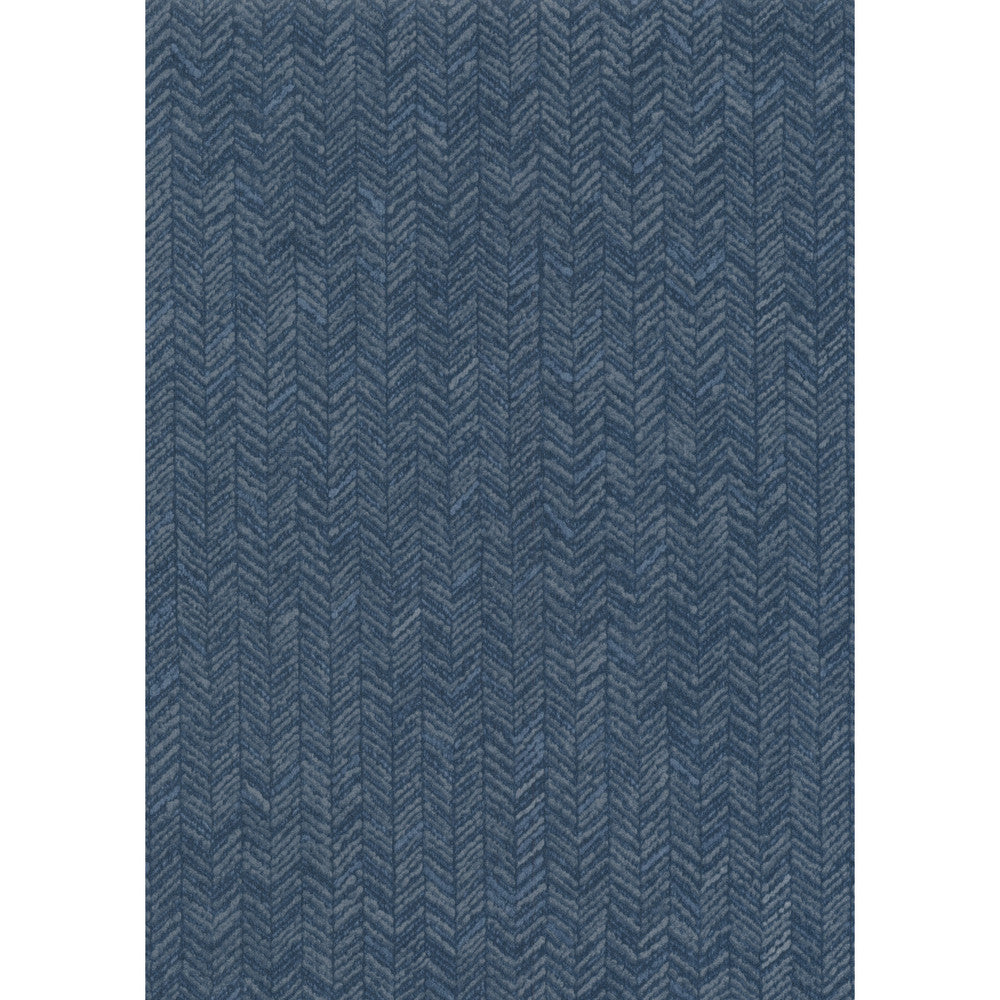 Navy Fabric Chevron Wallpaper by 750 Home 750 Home Covers about 56.9 square feet 20.8-in by 32.8-ft long roll Unpasted 25.2 - Fabric Carolina -