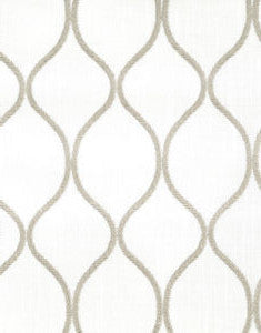 Ethan Beige by Norbar Designer Fabric GALLERY 77% COTTON 28% POLYESTER INDIA 4 3/4"V 2 3/4"H 53 - Swanky Fabrics -