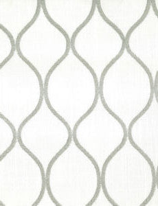 Ethan Silver by Norbar Designer Fabric GALLERY 77% COTTON 28% POLYESTER INDIA 4 3/4"V 2 3/4"H 53 - Swanky Fabrics -