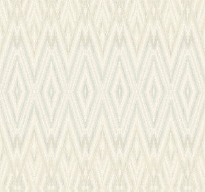 Diamond Marquise Light Neutral Wallpaper by Candice Olson