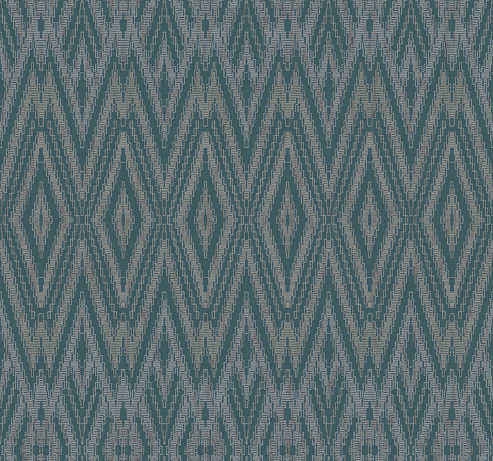 Diamond Marquise Tropicana Wallpaper by Candice Olson Candice Olson Casual Elegance Covers about 60.8 square feet 27-in by 27-ft long roll Unpasted 25.25 - Fabric Carolina -