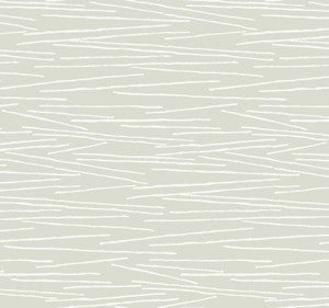 Line Horizon Soft Green Wallpaper by Candice Olson