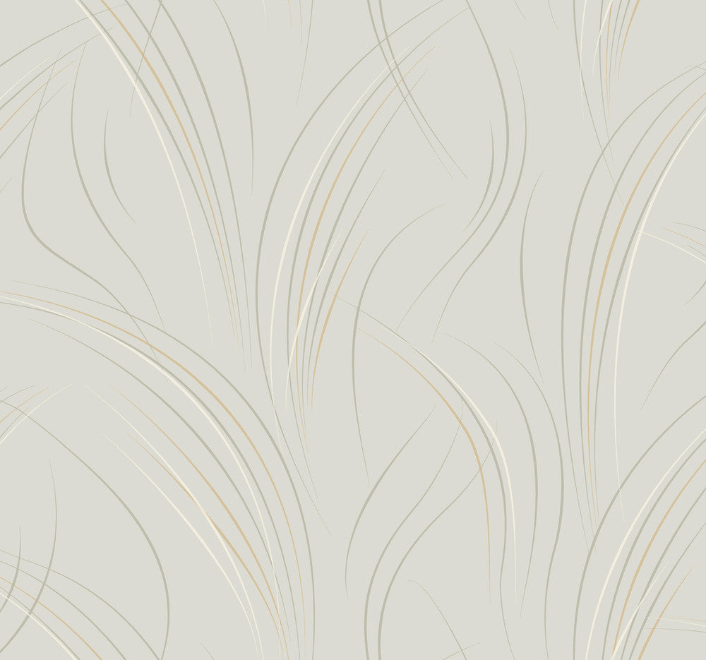 Graceful Wisp Blonde Wallpaper by Candice Olson Candice Olson Casual Elegance Covers about 60.8 square feet 27-in by 27-ft long roll Unpasted 25.25 - Fabric Carolina -