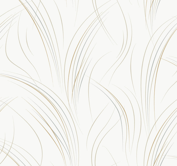 Graceful Wisp White Wallpaper by Candice Olson Candice Olson Casual Elegance Covers about 60.8 square feet 27-in by 27-ft long roll Unpasted 25.25 - Fabric Carolina -