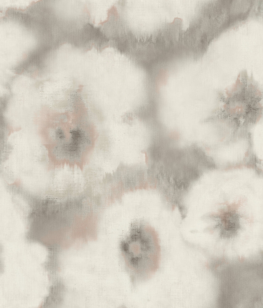 Blended Floral Clay Wallpaper by Candice Olson Candice Olson Casual Elegance Covers about 56.4 square feet 20.5-in by 33-ft long roll Unpasted 24 - Fabric Carolina -