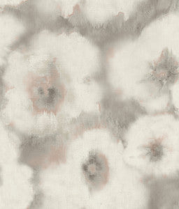 Blended Floral Clay Wallpaper by Candice Olson