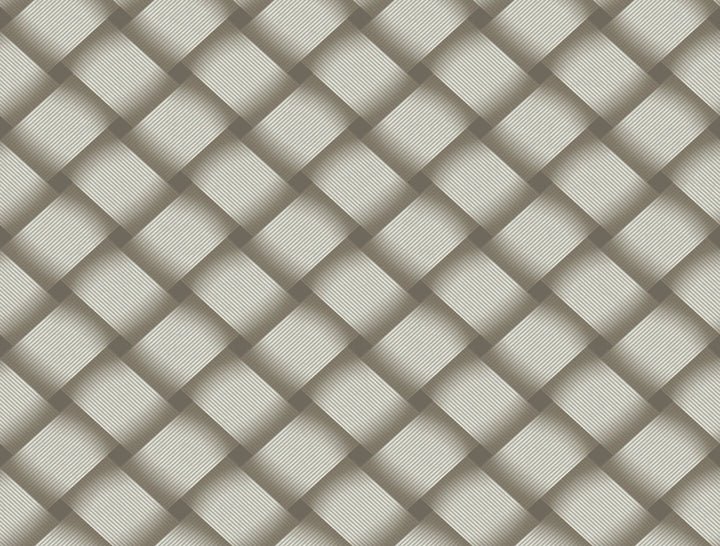 Bayside Basket Weave Mocha Wallpaper by Candice Olson Candice Olson Casual Elegance Covers about 60.8 square feet 27-in by 27-ft long roll Unpasted 20.5 - Fabric Carolina -