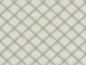 Bayside Basket Weave Smokey Blue Wallpaper by Candice Olson