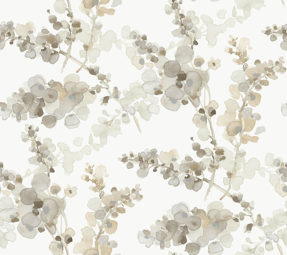 Blossom Fling Blonde Wallpaper by Candice Olson Candice Olson Casual Elegance Covers about 60.8 square feet 27-in by 27-ft long roll Unpasted 24 - Fabric Carolina -