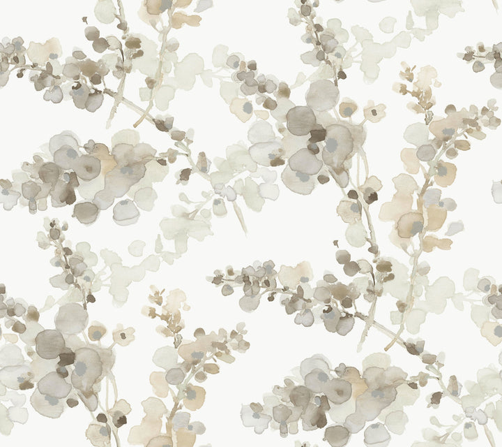 Blossom Fling Blonde Wallpaper by Candice Olson Candice Olson Casual Elegance Covers about 60.8 square feet 27-in by 27-ft long roll Unpasted 24 - Fabric Carolina -