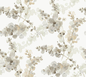 Blossom Fling Blonde Wallpaper by Candice Olson