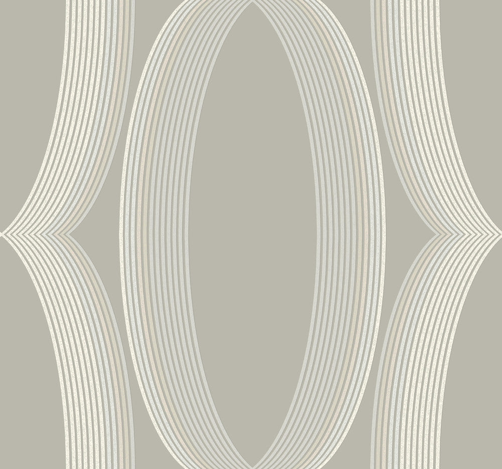 Progression Ogee Light Neutral Wallpaper by Candice Olson Candice Olson Casual Elegance Covers about 60.8 square feet 27-in by 27-ft long roll Unpasted 25.25 - Fabric Carolina -
